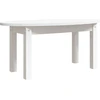 Image de vidaXL Table basse blanche 80x40x35 cm pin massif