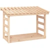 Image de vidaXL Étagère à bois de cheminée 108x64,5x78 cm Pin massif