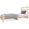 Image de vidaXL Lit de jour extensible 2x(90x190) cm Pin massif