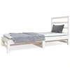 Image de VidaXL 3124748, Canapé-lit, Blanc, Bois de pin, 1955 mm, 950 mm, 300 mm