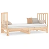 Image de vidaXL Lit de jour extensible 2x(90x190) cm Pin massif