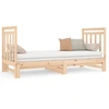 Image de vidaXL Lit de jour extensible 2x(90x190) cm Pin massif