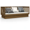 Image de vidaXL Lit de jour brun miel 75x190 cm pin massif