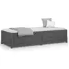 Image de vidaXL Lit de jour Gris 90x200 cm Pin massif