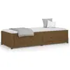 Image de vidaXL Lit de jour marron miel 90x200 cm pin massif