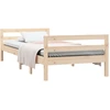 Image de vidaXL Lit en pin massif sans matelas 80x200 cm