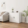 Image de vidaXL Sideboard Blanc 80x33x70 cm Bois composite
