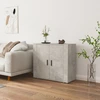 Image de vidaXL Sideboard gris béton 80x33x70 cm bois composite