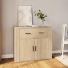 Image de vidaXL Sideboard chêne Sonoma 80x33x70 cm bois composite