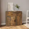 Image de vidaXL Sideboard chêne fumé 80x33x70 cm bois composite