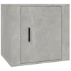 Image de vidaXL Table de nuit gris béton 50x39x47 cm