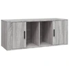 Image de vidaXL Armoire TV Gris Sonoma 100x35x40 cm Bois composite