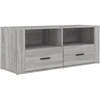 Image de vidaXL Armoire TV Gris Sonoma 100x35x40 cm Bois composite