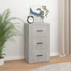Image de vidaXL Sideboard gris béton 40x33x70 cm Bois composite