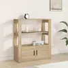 Image de vidaXL Sideboard chêne Sonoma 80x30x90 cm bois composite