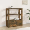Image de vidaXL Sideboard chêne fumé 80x30x90 cm bois composite