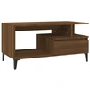 Image de vidaXL Table basse marron imitation chêne 90x49x45 cm Bois composite