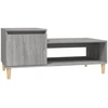 Image de vidaXL Table basse Gris Sonoma 100x50x45 cm Bois composite