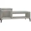 Image de vidaXL Table basse gris béton 100x50x45 cm Bois composite