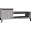 Image de vidaXL Table basse Gris Sonoma 100x50x45 cm Bois composite