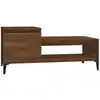 Image de vidaXL Table basse marron imitation chêne 100x50x45 cm Bois composite