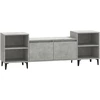 Image de vidaXL Armoire TV gris béton 160x35x55 cm Bois composite