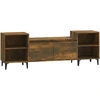 Image de vidaXL Armoire TV chêne fumé 160x35x55 cm Bois composite