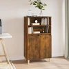 Image de vidaXL Highboard chêne fumé 60x36x110 cm bois composite