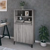 Image de vidaXL Highboard Gris Sonoma 60x36x110 cm Matériau dérivé du bois