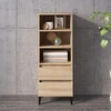 Image de vidaXL Highboard chêne Sonoma 40x36x110 cm Matériau dérivé du bois