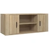 Image de vidaXL Armoire TV Chêne Sonoma 100x35x40 cm Bois composite