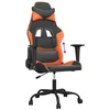 Image de vidaXL Chaise de jeu noir et orange similicuir