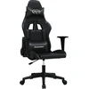 Image de vidaXL Chaise de jeu noire en similicuir