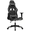 Image de vidaXL Chaise de jeu noir et camouflage similicuir