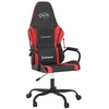Image de vidaXL Chaise de jeu noir et rouge similicuir