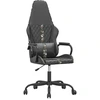 Image de vidaXL Chaise de jeu noir et camouflage similicuir