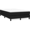 Image de Cadre de lit sans matelas Noir 120x200 cm Tissu