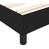 Image de Cadre de lit noir 140x190 cm tissu