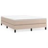 Image de Cadre de lit Cappuccino-Brun 140x190 cm Similicuir