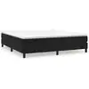 Image de Sommier sans matelas noir 160x200 cm velours