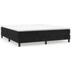 Image de Cadre de lit sans matelas noir 180x200 cm velours