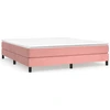 Image de Cadre de lit Rosa 180x200 cm velours