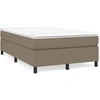 Image de Cadre de lit sans matelas Taupe 120x200 cm Tissu