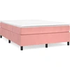 Image de Cadre de lit Rosa 140x200 cm velours