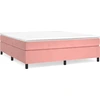 Image de Cadre de lit Rosa 180x200 cm velours