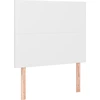 Image de vidaXL Têtes de lit 2 pcs. Blanc 80x5x78/88 cm Similicuir