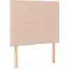Image de vidaXL Têtes de lit 2 pcs. Marron cappuccino 90x5x78/88 cm Similicuir