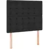Image de vidaXL Têtes de lit 2 pcs. noir 80x5x78/88 cm simili-cuir