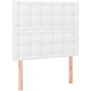 Image de vidaXL Têtes de lit 2 pcs. Blanc 90x5x78/88 cm Similicuir