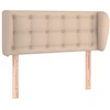 Image de vidaXL Tête de lit avec oreilles Cappuccino-Brun 93x23x78/88 cm Similicuir